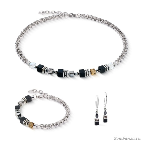 Серьги Coeur de Lion, Black-Silver, 3021/21-1317 Серьги Coeur de Lion, Black-Silver, 3021/21-1317. Германия