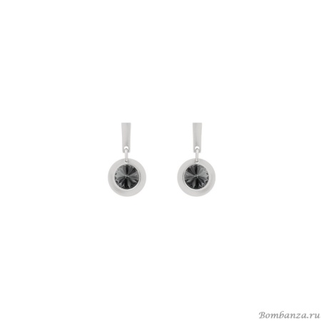 Серьги VIDDA, Sweet, с кристаллом Swarovski, VD25.2-01846 серый