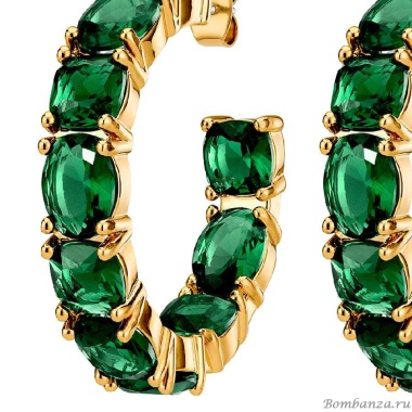 Серьги Dyrberg Kern, GRETIA SG EMERALD GREEN, 450085 Серьги Dyrberg Kern, GRETIA SG EMERALD GREEN, 450085
