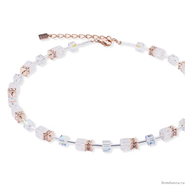 Колье Coeur de Lion, White-Rose Gold, 3018/10-1425 Колье Coeur de Lion, White-Rose Gold, 3018/10-1425
