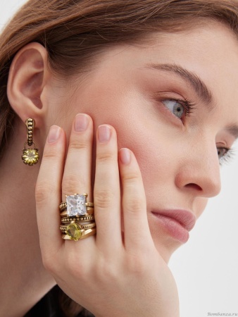 Кольцо Fiore di Firenze SEGRETI DELL'OCEANO AN0588-0434-2PT GIALLO