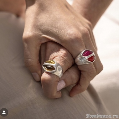 Кольцо Ciclon, VALLE DE CRISTAL  ROSA L K241503-09-3 Кольцо Ciclon, VALLE DE CRISTAL  ROSA L K241503-09-3