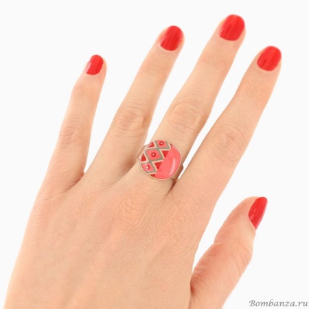 Кольцо TARATATA, Cactus, разъемное, с цветной смолой, TT-E25-05416-105 розовый