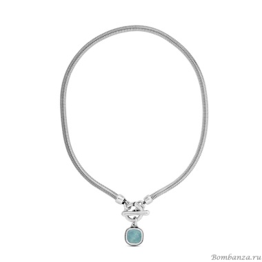 Колье Ciclon, Solitario, с кристаллом Swarovski, CN-EMO812 голубой Колье Ciclon, Solitario, с кристаллом Swarovski, CN-EMO812 голубой