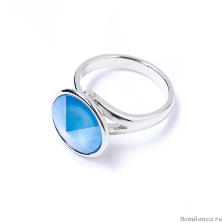 Кольцо Moon Paris, Ringo, разъемное, с кристаллом, MR-22.03-062 голубой