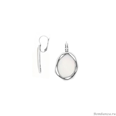 Серьги Ori Tao, Reflet, с перламутром, OT25.2-12-32227 серебристый