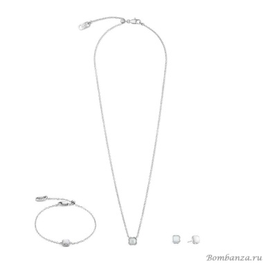 Серьги Coeur de Lion, White quartz (April), 1300/21-1400 Серьги Coeur de Lion, White quartz (April), 1300/21-1400