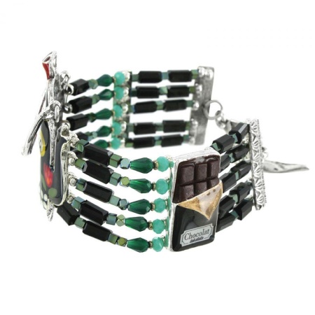 Браслет Taratata, Tea for two, стеклянные бусины