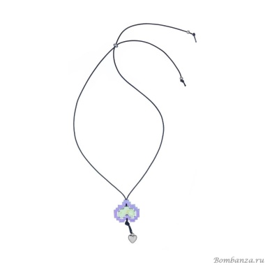 Колье Moon Paris, Ringo, с перламутровым сердцем, MR-24.06-053 сиреневый