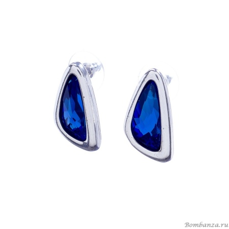 Серьги Tra-la-ra, Triangulo, с кристаллом Swarovski, TLR22-175P103 красный