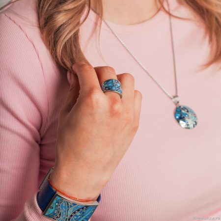 Кольцо Fiore Luna,, KR00230-13/9 BL/S