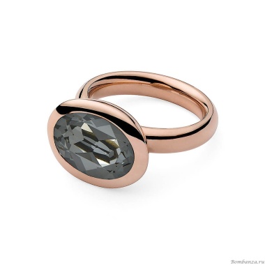 Кольцо Qudo, Tivola Silver Night 17.2 мм 650604 BW/RG Кольцо Qudo, Tivola Silver Night 17.2 мм 650604 BW/RG