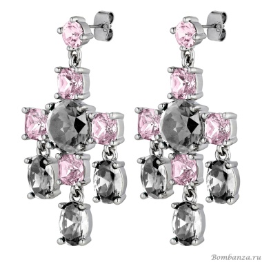Серьги Dyrberg Kern, LEONORA SS GREY / VINTAGE ROSE, 450002 Серьги Dyrberg Kern, LEONORA SS GREY / VINTAGE ROSE, 450002