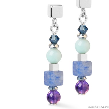 Серьги Coeur de Lion, Blue, 4347/21-0700 Серьги Coeur de Lion, Blue, 4347/21-0700