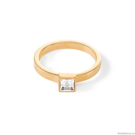 Кольцо Coeur de Lion, Crystal-Gold 18.5 мм 0501/40-1816 58