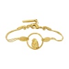 Тонкий браслет Taratata, Picolo, золотистый с птичкой Тонкий браслет Taratata, Picolo, золотистый с птичкой