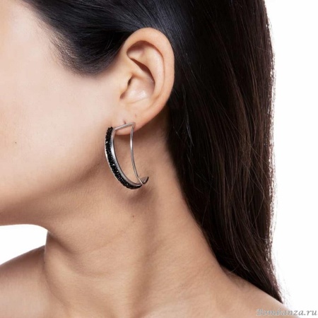 Серьги Katerina Vassou, Amoria, с кристаллами, KV24.1-308421S серебристый