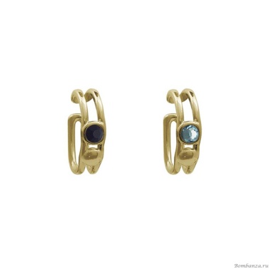 Серьги Ciclon, HARUKO A220624-07 BL/G Серьги Ciclon, HARUKO A220624-07 BL/G