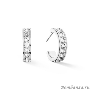 Пусеты Coeur de Lion, Crystal-Silver 0131/21-1817 Пусеты Coeur de Lion, Crystal-Silver 0131/21-1817