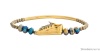 Браслет Taratata, Cours toujours, золотистый, сo стеклянными бусинами, TT-T20-50309-20D