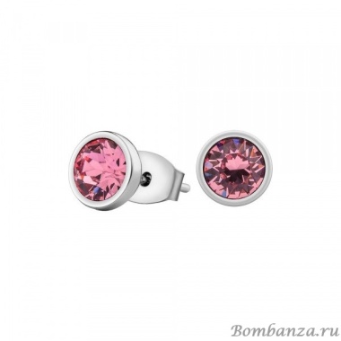 Пусеты Fiore Luna, Light Rose