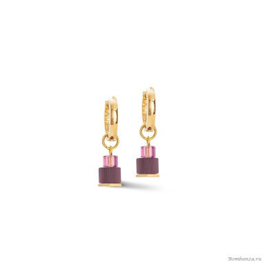 Серьги Coeur de Lion, Purple-Red, 4712/21-0803 Серьги Coeur de Lion, Purple-Red, 4712/21-0803