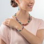 Колье Coeur de Lion, Multicolour Gemstone, 3039/10-1561