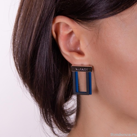 Серьги Nuance, асимметричные, NFN-23.03-027 серебристый