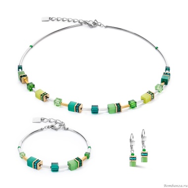 Серьги Coeur de Lion, Green, 2800/20-0500 Серьги Coeur de Lion, Green, 2800/20-0500