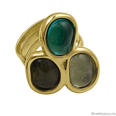 Кольцо Ciclon, ÁGATA TURQUESA K230504-12-09 G/G Кольцо Ciclon, ÁGATA TURQUESA K230504-12-09 G/G