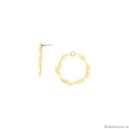 Серьги Franck Herval, Merry, с кристаллом Swarovski, FH24.2-12-68958 золотистый Серьги Franck Herval, Merry, с кристаллом Swarovski, FH24.2-12-68958 золотистый