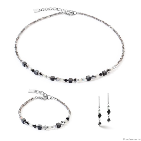 Браслет Coeur de Lion,  Black-White, 4239/30-1314. Германия