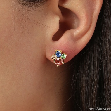 Серьги Dyrberg Kern, BILLIS SG PASTEL MULTI, 460045 Серьги Dyrberg Kern, BILLIS SG PASTEL MULTI, 460045