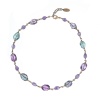 Колье Lanzerotti, Ispirazione, флюорит, аметист, LZ-24.10-455 фиолетовый