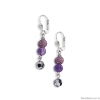 Серьги Coeur de Lion, Purple, 4895/20-0800