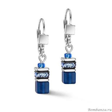 Серьги Coeur de Lion, Blue, 2800/20-0700 Серьги Coeur de Lion, Blue, 2800/20-0700
