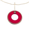 Колье Nuance, с подвеской-кольцом, NFN-24.04-055 красный