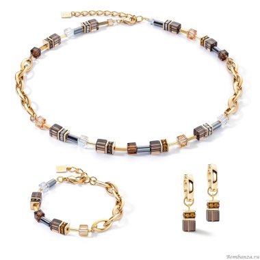 Серьги Coeur de Lion, Brown-Gold, 4524/21-1116 Серьги Coeur de Lion, Brown-Gold, 4524/21-1116
