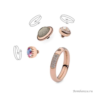 Кольцо Qudo, - База Deluxe Small Gold 16.0 мм 626669 RG Кольцо Qudo, - База Deluxe Small Gold 16.0 мм 626669 RG