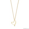 Колье Tucco, Cuore, c подвеской в форме сердца, TC-TMC19 золотистый