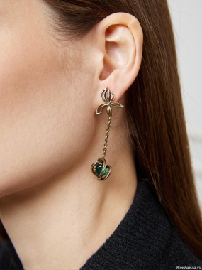 Серьги Fiore di Firenze OR0947 SMERALDO Серьги Fiore di Firenze OR0947 SMERALDO