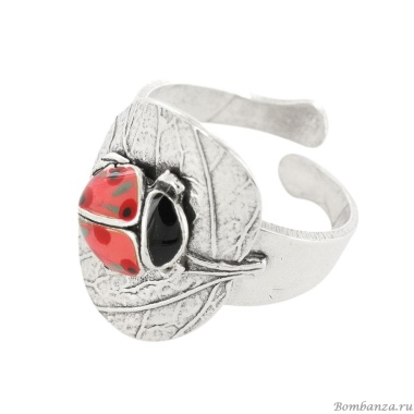 Кольцо TARATATA, Cox, разъемное, с цветной смолой, TT-T25-04403-103 красный