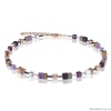 Колье Coeur de Lion GeoCUBE® Lilac-Beige 4905/10-0836