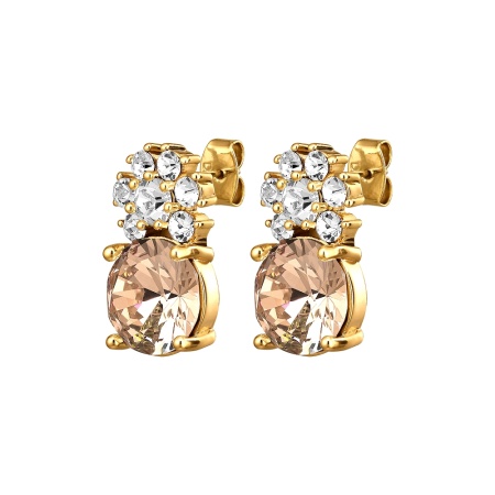 Серьги Dyrberg Kern, BECKIA SG GOLDEN / CRYSTAL, 460068