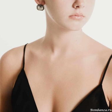 Серьги Katerina Vassou, Keystone, с кристаллом, KV24.2-401565BSHADE серый Серьги Katerina Vassou, Keystone, с кристаллом, KV24.2-401565BSHADE серый