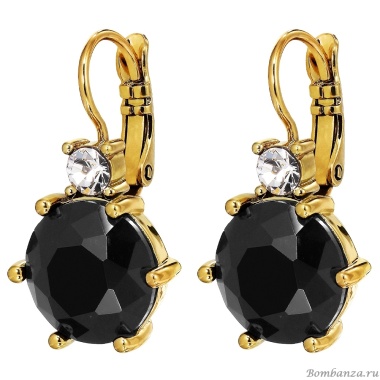 Серьги Dyrberg Kern, BEGONIA SG BLACK, 470104 Серьги Dyrberg Kern, BEGONIA SG BLACK, 470104