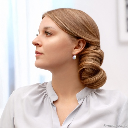 Серьги Fiore Luna, AB, A1903.25 BW/S