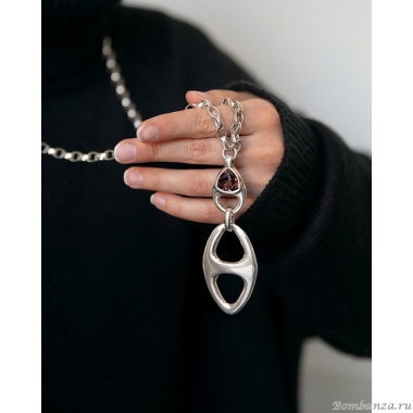 Колье Ciclon, Genesis, с кристаллом, CN-251811 хрустальный