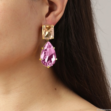 Серьги Dyrberg Kern, GOLARI SG ROSE, 460023 Серьги Dyrberg Kern, GOLARI SG ROSE, 460023