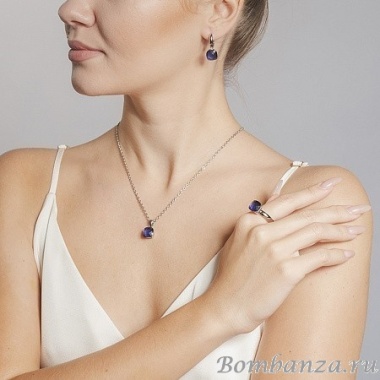 Колье Qudo, Firenze tanzanite 400117.1 V/S Колье Qudo, Firenze tanzanite 400117.1 V/S